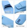 2Pack Silicone Razor Carrying Case, Portable Soft Shaver Cover Bag Protector, Safety Waterproof Travel Razor Organizer Cover view 2