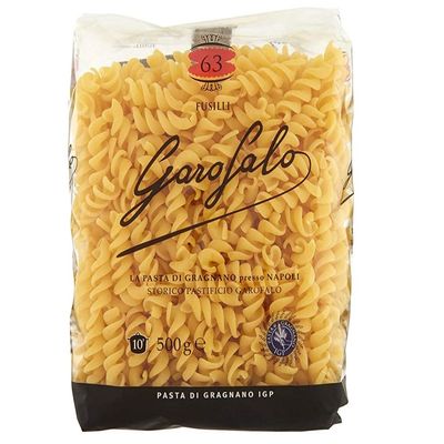 16x Garofalo Pasta di Gragnano IGP Fusilli N 63 durum Wheat Semolina Pasta Short Pasta 100% Neapolitan Pasta Pack of 500g