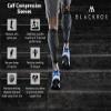 BLACKROX RUNMED Performance Calf Bandage 1 Pair Compression Socks Calf Sleeves Calf Compression Running Running Varicose Veins Running Socks Calf Sleeves - Black - M view 2