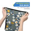 AJINGA Face Coverings Bandana Ear Loops StylishBees Bugs Women Neck Gaiters for Dust Wind Motorcycle Men view 3