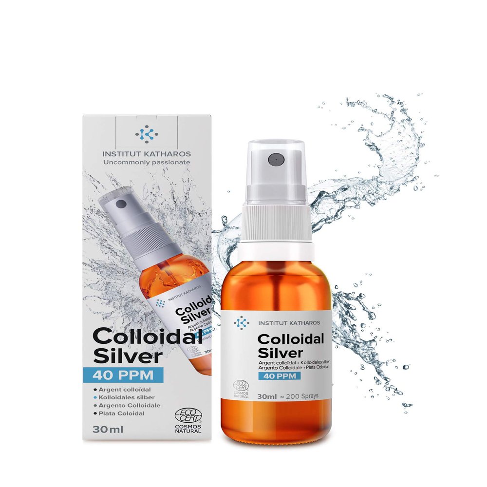 Premium Colloidal Silver Spray 40 PPM 30ml  100% Natural  Superior Concentration, Smaller Particles = Better Results  Certified by 3 Independent Laboratories  Choose a Specialist