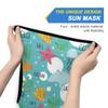 AJINGA Face Coverings Bandana Ear Loops StylishSea Animals Ocean Women Neck Gaiters for Dust Wind Motorcycle Men view 3