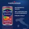 San Pellegrino Italian Sparkling Drinks Tastefully Light Sparkling Pomegranate & Orange Canned Soft Drink 12 x 330ml | 68 kCals per Can view 2