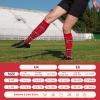 LEOSTEP 6 Pairs Compression Socks for Men & Women, Everyday Support for Travel, Work & Active Lifestyle, Comfortable Breathable Stockings Hiking Travel & Flight Socks view 2