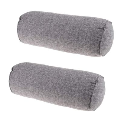 2pcs, Neck Round Support Bed Sleeping Pillow, Cervical Roll Pillow for Back, Neck, Lumbar, Shoulder, Foot - Removable Cover