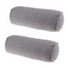 2pcs, Neck Round Support Bed Sleeping Pillow, Cervical Roll Pillow for Back, Neck, Lumbar, Shoulder, Foot - Removable Cover view 1