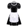 KHDFYER Sexy Lingerie for Sex Women Adults French Maid Cosplay Costume Sexy Female Clubwear-Black_L view 2