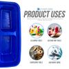 TDBS The Dustpan and Brush Store Cleaning Caddy With Handle Cleaners Caddy Organiser Carry Baskets For Cleaning Products (Blue) view 4