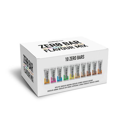 BioTechUSA Zero Bar Flavour Mix, 10 * 50g, Protein Snack - Low Sugar & Lactose-Free | Crispy Texture | Delicious Flavors | Ideal for Diets & Workouts