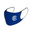 Inter, Unisex Face Mask, Adult, Blue, 3 Pieces,18 cm view 1