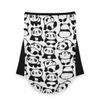 AJINGA Face Coverings Bandana Ear Loops StylishPanda Cute Women Neck Gaiters for Dust Wind Motorcycle Men view 1