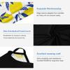 AJINGA Face Coverings Bandana Ear Loops StylishYellow Lemon Blue Leave Women Neck Gaiters for Dust Wind Motorcycle Men view 4