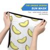 AJINGA Face Coverings Bandana Ear Loops StylishYellow Watermelon Women Neck Gaiters for Dust Wind Motorcycle Men view 3
