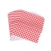 100pcs Checkered Deli Basket Liner Checkered Food Wrapping Papers Grease-Resistant Sandwich Hamburger Wrap Prevents Food Stains DUOER view 1