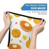 AJINGA Face Coverings Bandana Ear Loops StylishPumpkin Cake Women Neck Gaiters for Dust Wind Motorcycle Men view 3