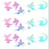 15 Stand Up Pastel Coloured Fairy Silhouette Themed Edible Wafer Paper Cake Toppers Decorations view 2