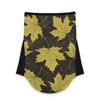 AJINGA Face Coverings Bandana Ear Loops StylishYellow Leave Women Neck Gaiters for Dust Wind Motorcycle Men view 1