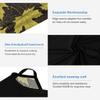AJINGA Face Coverings Bandana Ear Loops StylishYellow Leave Women Neck Gaiters for Dust Wind Motorcycle Men view 4