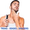 4 Pack Replacement Heads for Rechargeable Shaver Solo Trimmer Micro and Touches Replacement Cutter Head Include 2 Clean Brush view 2