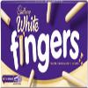 Cadbury White Chocolate Fingers Biscuits, Crunchy Biscuits Covered in Smooth White Chocolate, 114 g (Pack of 1) view 1