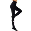 Medical Compression Pantyhose for Vericose Veins Edema Gradient Pressure, 20-30 mmHg Opaque Compression Stockings Graduated Support Hose for Women (Open Toe-Black, Large) view 1