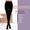 Medical Compression Pantyhose for Vericose Veins Edema Gradient Pressure, 20-30 mmHg Opaque Compression Stockings Graduated Support Hose for Women (Open Toe-Black, Large) view 2