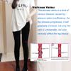 Medical Compression Pantyhose for Vericose Veins Edema Gradient Pressure, 20-30 mmHg Opaque Compression Stockings Graduated Support Hose for Women (Open Toe-Black, Large) view 4