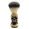 1pc Skull Beard Brush Shaving Bowl Shaving Lather Brush Men Horse Hair Shaving Brush Mustache Brush Wooden Shaving Brush Shaving Brush with Handle Man Suit Bracket Miss Neck Resin view 1