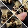 1pc Skull Beard Brush Shaving Bowl Shaving Lather Brush Men Horse Hair Shaving Brush Mustache Brush Wooden Shaving Brush Shaving Brush with Handle Man Suit Bracket Miss Neck Resin view 2