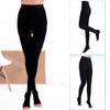 Medical Compression Pantyhose for Vericose Veins Edema, Opaque Firm Support 20-30mmHg Graduated Compression Stockings, Open Toe-Black, S view 4