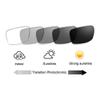H&RB Progressive Multifocal Photochromic Reading Glasses for Women, Fashionable Cat Ears Frame Clear Lenses Dual-Use UV Protection Presbyopic Glasses,Silver,+1.0 view 4