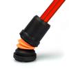 Flexyfoot Shock Absorbing Cork Handle Walking Stick - Improved Comfort, Improved Grip, Improved Safety  Colour: Red view 4
