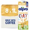 Alpro Oat Drink - 100% British Oats - Plant-Based Long Life Dairy Free & Lactose Free Milk Alternative - 1L (Pack of 8) view 1