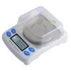 LHHL Digital Pocket Scale, Precision Mini Food Scales Potable Smart jewelry Balance with Windshield LCD Backlit Tare Function Stainless Steel (Color : White, Size : 100g/0.002g) view 2