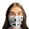 Komonee Adults Face Mask Washable Reusable Trendy Dustproof Cow Print Cloth Mouth Cover Covering For Boys Girls Outdoors Indoors Childrens School Protection view 1