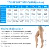 2 Pairs Compression Pantyhose 20-30 mmHg Closed Toe Opaque Graduated Support Hose Stocking for Women Relieve Varicose Veins, XL view 2