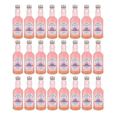Fentimans - Rose Lemonade 275ml Glass Bottle - Pack of 24