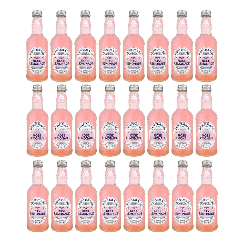 Fentimans - Rose Lemonade 275ml Glass Bottle - Pack of 24