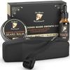 Red-Blooded Beard Growth Kit with Beard Roller Oil & Balm view 1