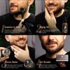 Red-Blooded Beard Growth Kit with Beard Roller Oil & Balm view 2