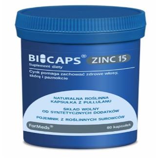 Bicaps Zinc 15 60 portions 60 Capsules ForMeds