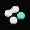 20 PCS Fashion Eye Glass Portable Plastic Contact Lens Case Candy Color Soaking Box Travel Glasses Holder(black) view 3