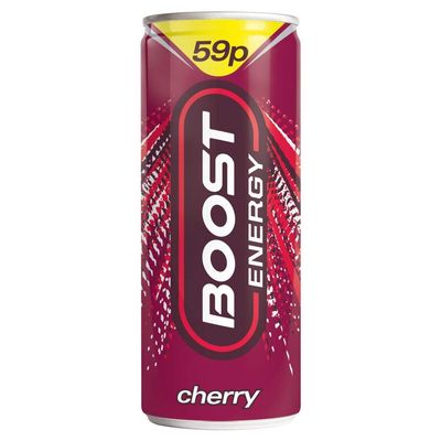 Boost Energy 250ml (Pack of 24) (Cherry)