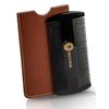 Premium 100% Oxhorn Dual-Action Beard Comb with Genuine Leather Case  the Perfect Beard Grooming Gift for Men by Man & Mane. view 1