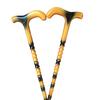 Crutches for Adults Wooden Cane, WoodenWalking Cane, Wooden Walking Stick Tractor, Lightweight and Strong, 90cm Crutches Accessories view 4