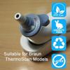 Senmubery 120 Pcs Disposable Ear Thermometer Cover, Ear Thermometer Cover, for All ThermoScan Models view 2