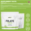 Folate 1000mcg (L-Methylfolate) 120 Capsules, 5-MTHF Active Form of Folic Acid/Vitamin B9 view 2