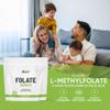Folate 1000mcg (L-Methylfolate) 120 Capsules, 5-MTHF Active Form of Folic Acid/Vitamin B9 view 4