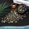 1.1lb Natural Crushed Labradorite Crystal Tumbled Chips-Moonstone Labradorite Healing Crystals Chips Bulk, Crushed Crystal Gemstone for Crafts, Beautiful Package for Gift view 2