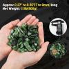 1.1lb Natural Green Jasper Crystal Chips-Healing Crystals Tumbled Chips, Green Jasper Crushed Crystal Gemstones for Crafts, Beautiful Package for Gift (Green Jasper) view 3